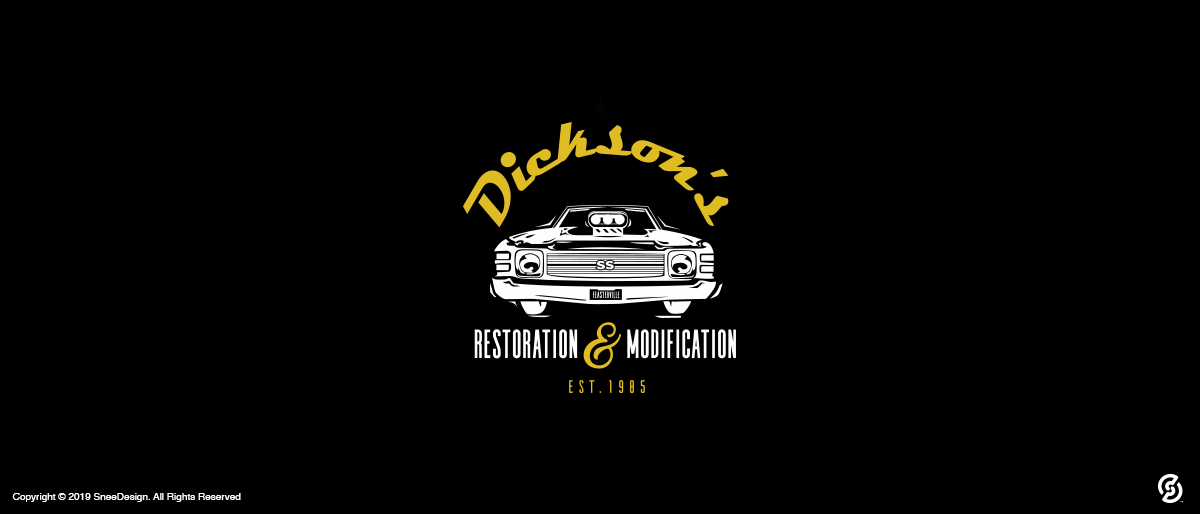 Dicksons Automotive logo Design